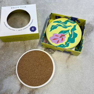 Ensemble de sous-verres absorbants Grenery Baltic Club