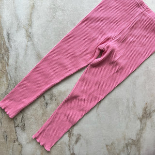 Pantalon legging rose Deux par Deux 4 ans