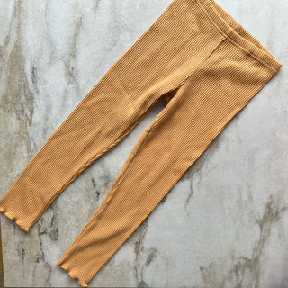 Pantalon legging jaune Deux par Deux 4 ans