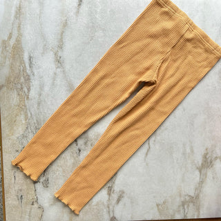 Pantalon legging jaune Deux par Deux 4 ans