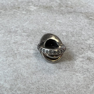 Breloque anneaux entrelacés argent 925
