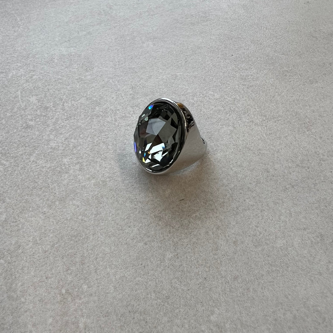 Bague Cristal Rhodium