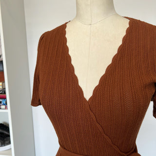 Robe cache-coeur Luisa La maille Sezane