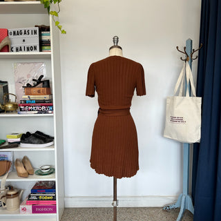 Robe cache-coeur Luisa La maille Sezane