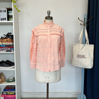 Blouse en coton rose  - Les Mal-Aimés ❤️‍🩹