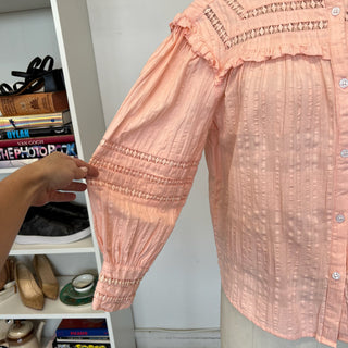 Blouse en coton rose  - Les Mal-Aimés ❤️‍🩹