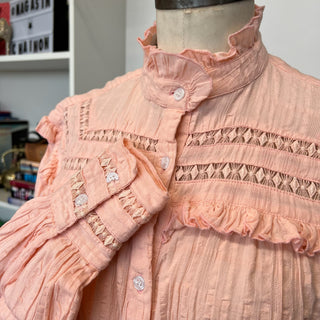 Blouse en coton rose  - Les Mal-Aimés ❤️‍🩹