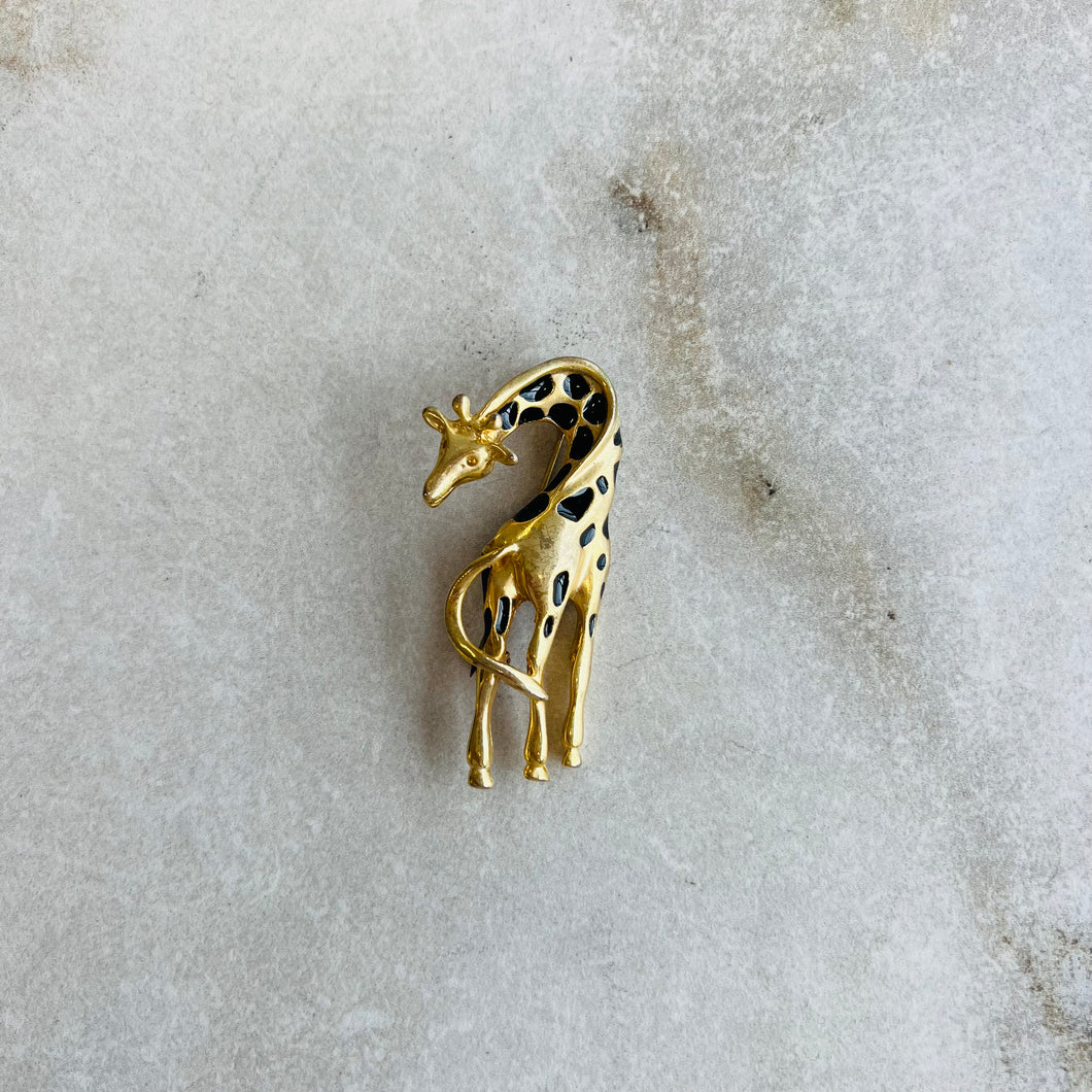 Broche girafe