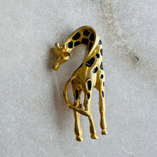 Broche girafe