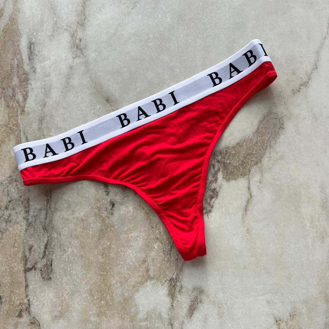 Culotte Babi rouge