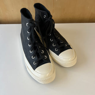 Chaussures Converse Chuck Taylor 70 High Black Embossed