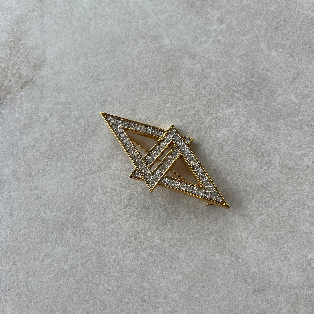 Broche triangulaire Nina Ricci