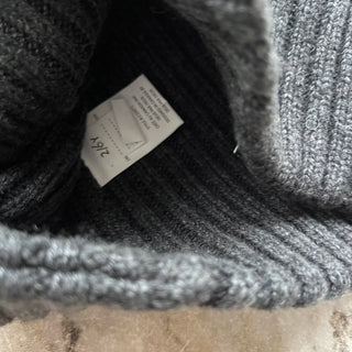 Cache-cou torsadé gris Deux par Deux