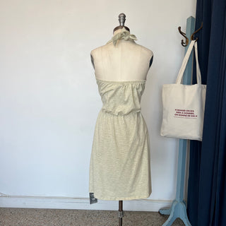 Robe jaune et grise Blank