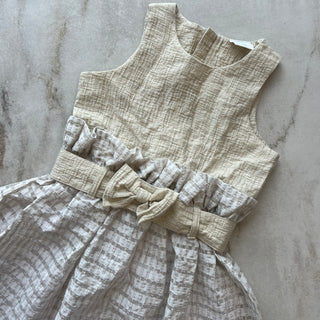 Robe bi-matière Deux par Deux 4 ans