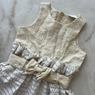 Robe bi-matière Deux par Deux 4 ans