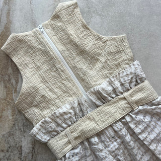 Robe bi-matière Deux par Deux 4 ans