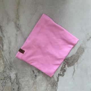 Cache-cou mi-saison jersey rose Deux par Deux 2/6 ans