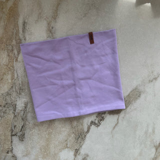 Cache-cou mi-saison jersey mauve Deux par Deux 7/14 ans
