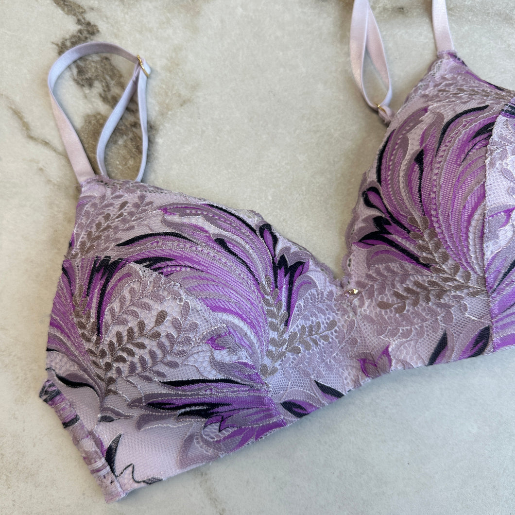 Soutien-gorge floral mauve Montelle