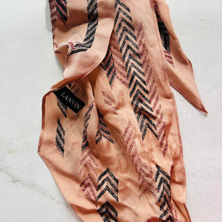 Foulard en soie Lanvin Paris