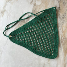 Charger l'image dans la galerie, Foulard crochet scintillant vert pour la tête Mizele
