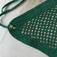 Charger l'image dans la galerie, Foulard crochet scintillant vert pour la tête Mizele
