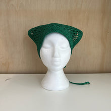 Charger l'image dans la galerie, Foulard crochet scintillant vert pour la tête Mizele
