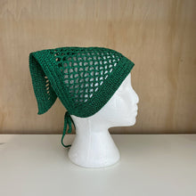 Charger l'image dans la galerie, Foulard crochet scintillant vert pour la tête Mizele

