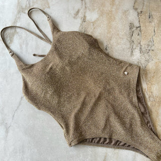 Maillot de bain une pièce doré Beach Life