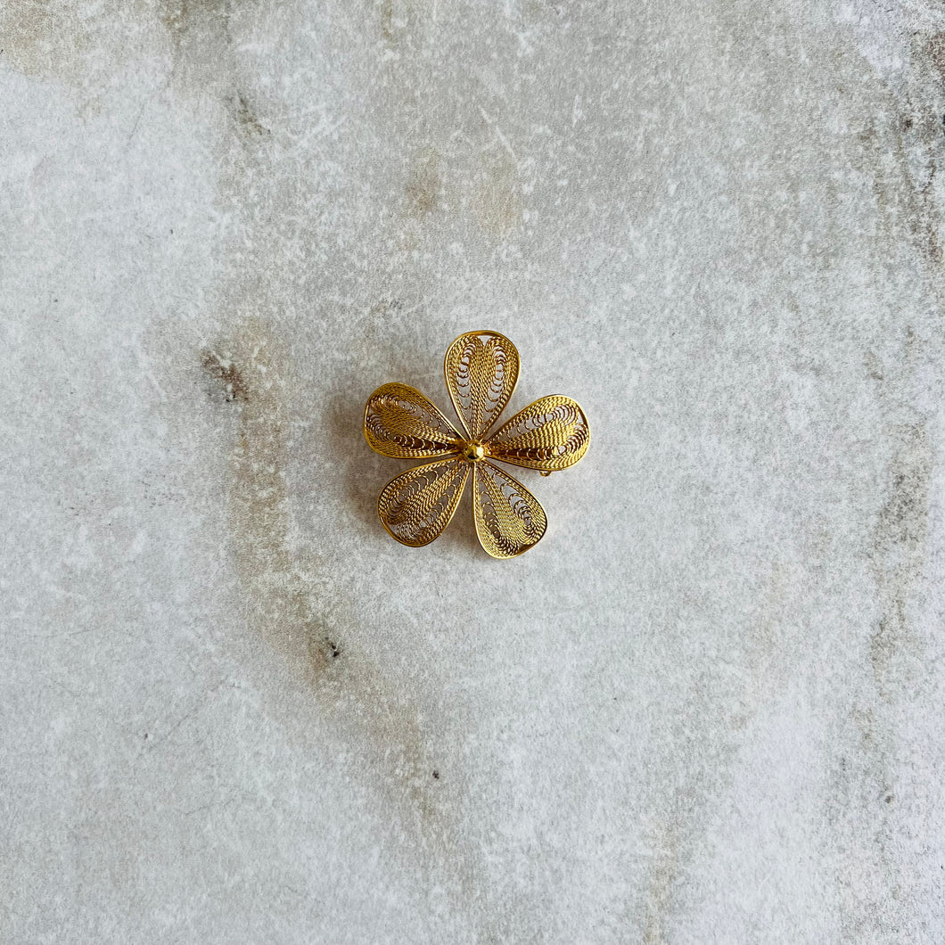 Broche fleur vintage