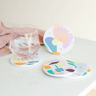 Ensemble de sous-verres absorbants Pélagie Baltic Club