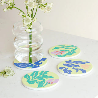 Ensemble de sous-verres absorbants Grenery Baltic Club