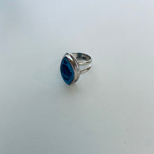 Charger l&#39;image dans la galerie, Bague pierre bleue
